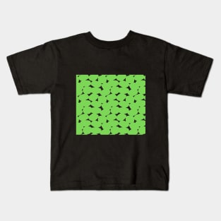 Green circles abstract Kids T-Shirt